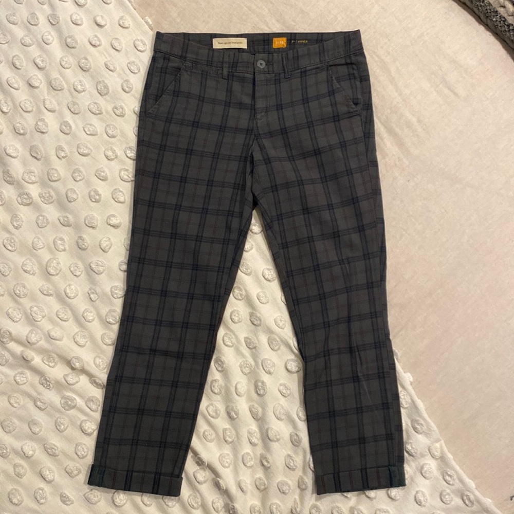 COPY - Anthropologie Pilcro and the Letterpress plaid pants - size 29 hyphen fit